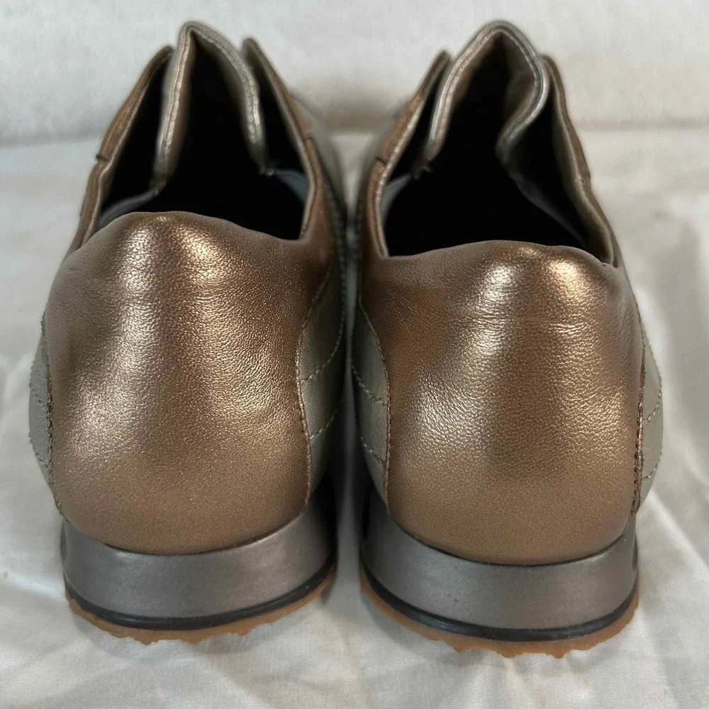 Cole‎ Haan Metallic Brown Slip On Comfort Walking Shoes Casual Everyday Size 7.5